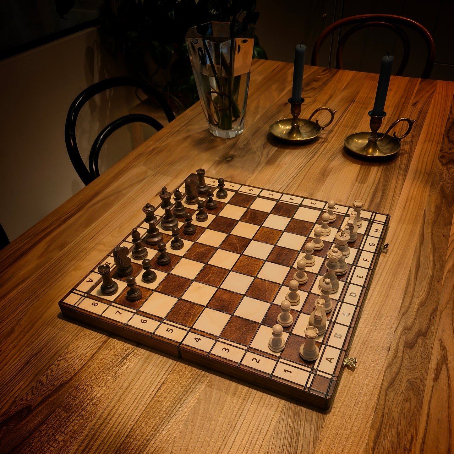 STAUNTON ASH Chess Set 42cm