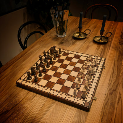 STAUNTON ASH Chess Set 42cm